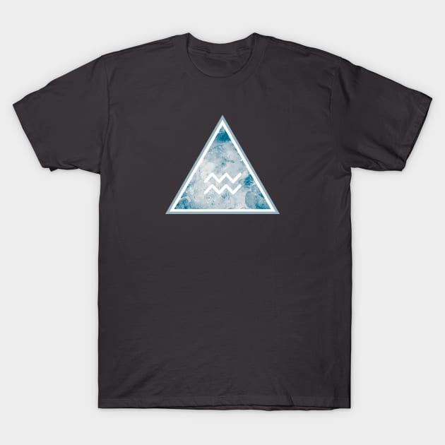 Desaturated Aquarius T-Shirt by CoolMomBiz